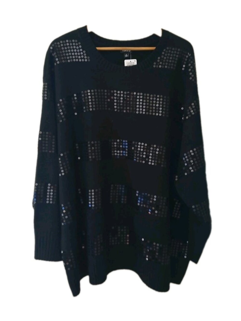 Newβ Torrid Sequin Striped Sweater